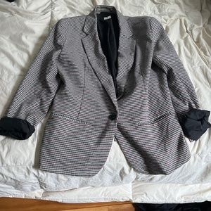 A New Day Houndstooth Blazer Oversized